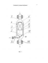 Сепаратор газовый вихревой (патент 2644610)