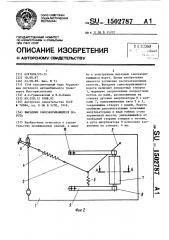 Выездные самозакрывающиеся ворота (патент 1502787)