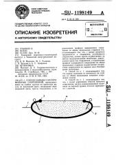 Способ намыва узкопрофильных сооружений (патент 1198149)