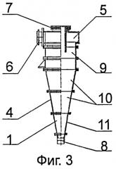 Блок гидроциклонов системы фракционного разделения суспензий руд тонкого помола (патент 2464105)