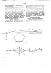 Устройство для динамических испытаний токоприемников электроподвижного состава (патент 735457)