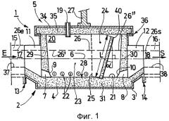 Устройство поточной обработки жидкого металла газом и фильтрацией (патент 2301274)