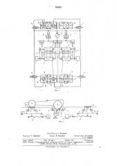 Роликовый стенд для испытания тормозов транспортного средства (патент 743909)