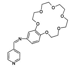 Пиридинилметиленамино-бензо-18-крауны-6 и их медные комплексы (патент 2655166)