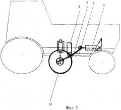 Устройство - цилиндроприжимной механизм для распределения собственной нагрузки с передней оси колесного трактора на дополнительно установленный движитель (патент 2480343)