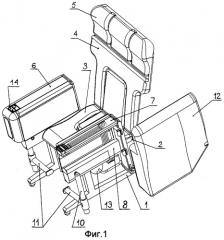 Офисное или домашнее кресло и средство для физической разминки ног в положении сидя (патент 2250067)