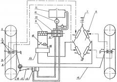 Устройство для непрерывного автоматического регулирования схождения управляемых колес транспортного средства в движении (патент 2666885)