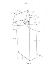 Упаковочный способ для получения выдвижной упаковки с табачными изделиями, имеющей шарнирную крышку и запечатывающую створку (патент 2607095)