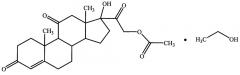 Способ получения монокристаллического сольвата этанола кортизона ацетата (патент 2637504)