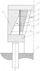 Способ формообразования тонкостенных осесимметричных деталей усеченной сужающейся формы (патент 2540287)