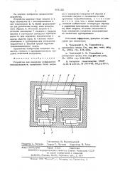 Устройство для измерения коэффициента теплопроводнсти (патент 561122)