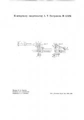 Приспособление к автоматическим ткацким станкам для обрезания уточной нити (патент 42484)