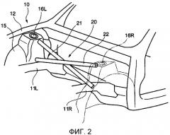 Передняя конструкция кузова (патент 2555874)