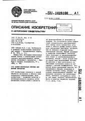 Ионно-оптическая система для ионной обработки (патент 1428100)