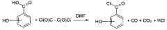 Улучшенный способ получения хлорангидридов гидроксибензойных кислот (патент 2601309)