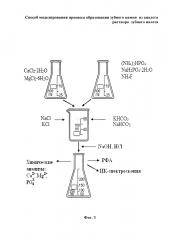 Способ моделирования процесса образования зубного камня из аналога раствора зубного налета (патент 2616251)