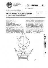 Устройство для транспортировки груза (патент 1442444)