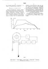 Способ регулирования скорости движения сосудов двухконцевой подъемной установки с переменным радиусом навивки (патент 712354)