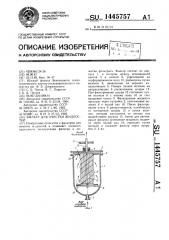 Фильтр для очистки жидкостей (патент 1445757)