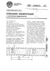 Способ борьбы с пылью и газами в подземных горных выработках (патент 1346814)