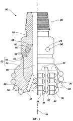 Буровое долото для роторного бурения и способ его изготовления (патент 2412326)