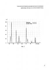 Способ получения нанодисперсного порошка диоксида титана со структурой рутила (патент 2618879)