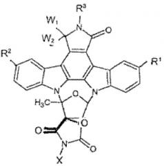 Синтез полимерных конъюгатов индолокарбазольных соединений (патент 2532341)