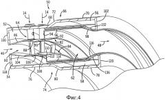 Газотурбинная установка и установка, содержащая лопатки-форсунки (варианты) (патент 2531110)