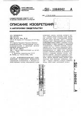 Комбинированный скважинный подъемник жидкости (патент 1064042)