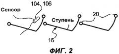 Устройство и способ для обнаружения отсутствующей ступени транспортера (патент 2491226)