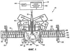 Пневматическая сеялка с управлением включения/выключения отдельных рядных секций на основе данных глобальной системы определения местоположения (gps) (патент 2511768)