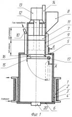 Высокотемпературная индукционная печь (патент 2382308)