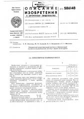 Огнеупорная набивная масса (патент 586148)