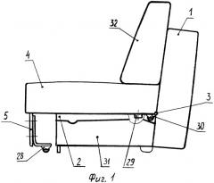 Мебель для сидения и лежания (патент 2351269)