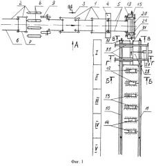 Поточная линия для наколки шпал и закрепления их от растрескивания (патент 2249645)