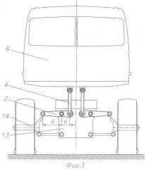 Подвеска кабины транспортного средства (варианты) (патент 2414373)