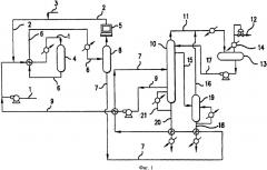 Способ и установка изомеризации с5-с6 углеводородов с подачей очищенного циркулирующего потока водорода (патент 2540404)