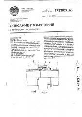 Быстроразъемное соединение (патент 1733829)