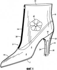 Предмет обуви (патент 2419365)