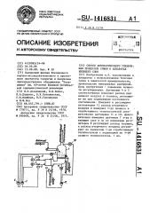 Способ автоматического управления процессом сушки в аппаратах кипящего слоя (патент 1416831)