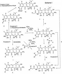 Оксазольные производные тетрациклинов (патент 2415844)