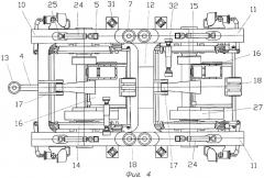 Железнодорожное тяговое транспортное средство с двухосными тележками (варианты) (патент 2308387)