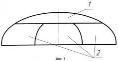 Способ изготовления листовой конструкции с двоякой кривизной поверхности (патент 2414980)