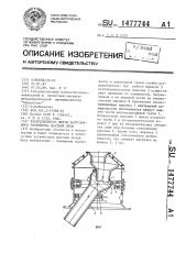 Распределитель шихты загрузочного устройства шахтной печи (патент 1477744)