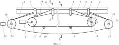Промежуточный привод ленточного конвейера (патент 2613947)