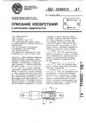 Жердь женских гимнастических брусьев (патент 1250315)