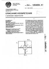 Устройство для определения углов наклона (патент 1654656)