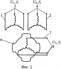 Двухчастотная электрическая машина (патент 2477558)