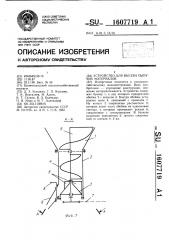 Устройство для высева сыпучих материалов (патент 1607719)