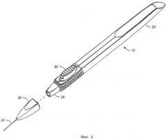 Способ введения глазных имплантатов и предназначенное для этого устройство (патент 2294722)